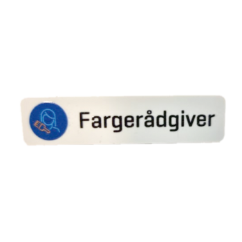 Skilt Fargerådgiver